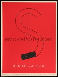 3k1770 BONNIE & CLYDE #104/155 18x24 art print 2011 Mondo, Alamo, Jason Munn, first edition!