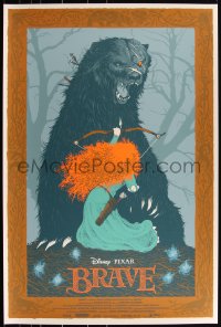 3k0249 BRAVE #16/330 24x36 art print 2013 Mondo, art by David Petersen!