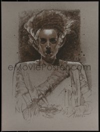 3k1777 BRIDE OF FRANKENSTEIN #16/150 18x24 art print 2017 Mondo, art of Lanchester by Drew Struzan!