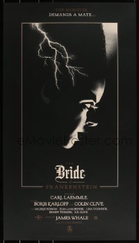 3k1497 BRIDE OF FRANKENSTEIN #21/480 20x36 art print 2012 Mondo, art by Olly Moss, first edition!