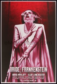 3k0253 BRIDE OF FRANKENSTEIN #16/150 24x36 art print 2019 Mondo, art by Sara Deck, variant edition!