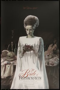 3k0258 BRIDE OF FRANKENSTEIN #16/325 24x36 art print 2018 Mondo, art by Jonathan Burton, first edition!