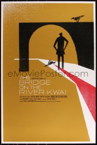 3k0260 BRIDGE ON THE RIVER KWAI signed #48/125 24x36 art print 2010 Mondo, Jeff Kleinsmith, Alamo!