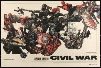 3k0274 CAPTAIN AMERICA: CIVIL WAR #16/350 24x36 art print 2018 Mondo, Oliver Barrett, regular edition!