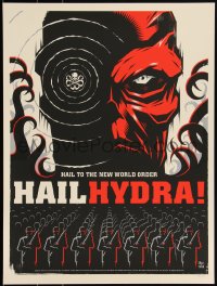 3k1788 CAPTAIN AMERICA: THE FIRST AVENGER #201/220 18x24 art print 2011 Mondo, Hail Hydra, Eric Tan!