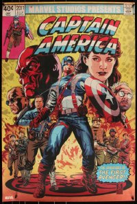 3k0281 CAPTAIN AMERICA: THE FIRST AVENGER 2-sided 24x36 art print 2022 Mondo, Brooks, regular ed.!