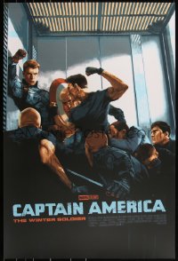 3k0282 CAPTAIN AMERICA: THE WINTER SOLDIER #16/325 24x36 art print 2018 Mondo, Aspinall, regular ed.!