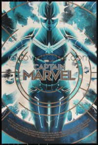 3k0289 CAPTAIN MARVEL #16/300 24x36 art print 2019 Mondo, Matt Taylor, variant edition!