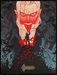 3k1795 CASTLEVANIA #16/200 18x24 art print 2016 Mondo, Becky Cloonan art, regular edition!