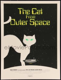 3k1796 CAT FROM OUTER SPACE #17/115 18x24 art print 2014 Mondo, wild sci-fi art by Jay Shaw!