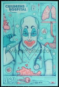 3k0295 CHILDRENS HOSPITAL #11/210 24x36 art print 2012 Mondo, art by Graham Erwin, first edition!