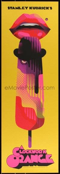 3k1612 CLOCKWORK ORANGE #16/275 12x36 art print 2020 Mondo, art by We Buy Your Kids!