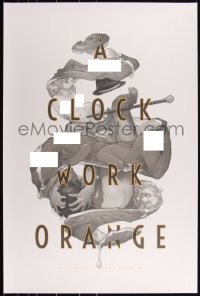 3k0304 CLOCKWORK ORANGE #18/75 24x36 art print 2020 Mondo, Wylie Beckert, variant edition!