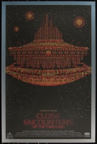 3k0310 CLOSE ENCOUNTERS OF THE THIRD KIND signed #1/12 artist's proof 24x36 art print 2011 by Slater, red ed.!