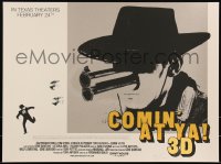 3k1800 COMIN' AT YA signed #21/85 18x24 art print 2012 by artist Jay Shaw, Mondo, Alamo, 1st edition!