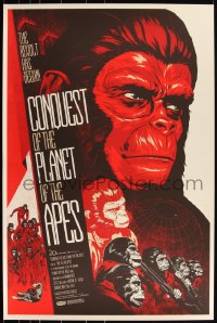 3k0322 CONQUEST OF THE PLANET OF THE APES #16/370 24x36 art print 2011 Mondo, regular edition!