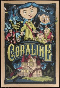 3k0325 CORALINE #16/225 24x36 art print 2016 Mondo, Graham Erwin, regular edition!