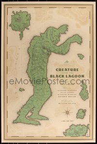 3k0331 CREATURE FROM THE BLACK LAGOON #16/475 24x36 art print 2012 Mondo, Alamo, Durieux, first ed.!