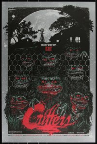 3k0347 CRITTERS #55/135 24x36 art print 2010 Mondo, art by Rhys Cooper, Alamo Drafthouse!