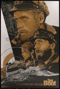 3k0377 DAS BOOT signed #17/175 24x36 art print 2014 by Ken Taylor, Mondo, variant edition!