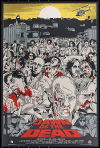 3k0379 DAWN OF THE DEAD #27/750 24x36 art print 2011 Mondo, art by Jeff Proctor, regular edition!