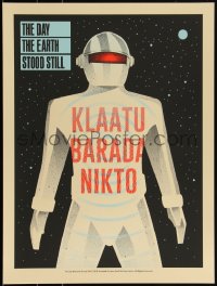 3k1830 DAY THE EARTH STOOD STILL #16/150 18x24 art print 2015 Mondo, Methane Studios, first edition!