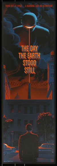 3k1614 DAY THE EARTH STOOD STILL signed #16/325 12x36 art print 2014 by Laurent Durieux, regular!