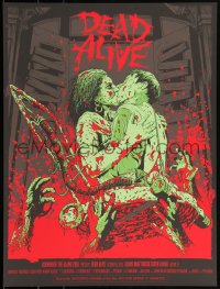 3k1834 DEAD ALIVE #4/95 18x24 art print 2010 Mondo, creepy art by Adam Haynes, regular edition!