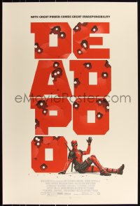 3k0388 DEADPOOL #16/275 24x36 art print 2016 Mondo, art by Phantom City Creative, version 2!