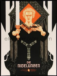 3k1842 DIE NIBELUNGEN: SIEGFRIED . 18x24 art print 2018 Mondo, art by Peter Diamond, first edition!