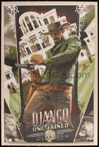 3k0403 DJANGO UNCHAINED #16/290 24x36 art print 2013 Mondo, art by Rich Kelly, reg edition!