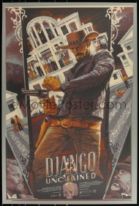 3k0404 DJANGO UNCHAINED #11/135 24x36 art print 2013 Mondo, art by Rich Kelly, variant edition!