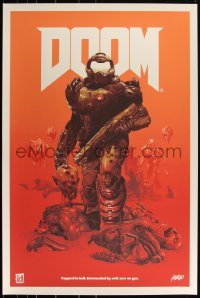 3k0410 DOOM #16/275 24x36 art print 2019 Mondo, art by Grzegorz Domaradzki, regular edition!