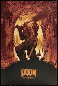 3k0412 DOOM #16/150 24x36 art print 2019 Mondo, Grzegorz Domaradzki, Doom Eternal, variant edition!