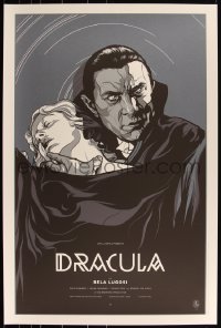 3k0420 DRACULA #11/100 24x36 art print 2011 Mondo, Bela Lugosi by Martin Ansin, variant edition!