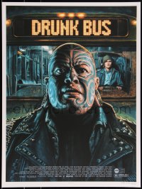 3k1856 DRUNK BUS #25/175 18x24 art print 2021 Mondo, art by Jason Edmiston, faux poster design!