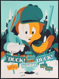 3k1859 DUCK RABBIT DUCK #16/270 18x24 art print 2012 Mondo, art by Tom Whalen, first edition!