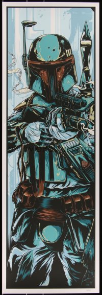 3k1578 EMPIRE STRIKES BACK #34/425 12x36 art print 2010 Mondo, art by Ken Taylor, Boba Fett!