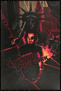 3k0458 ESCAPE FROM NEW YORK #16/300 24x36 art print 2016 Mondo, Matt Taylor, regular edition!