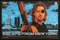 3k0461 ESCAPE FROM NEW YORK #16/175 24x36 art print 2015 Mondo, Ken Taylor, variant edition!