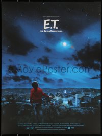 3k1864 E.T. THE EXTRA TERRESTRIAL #16/325 18x24 art print 2017 Mondo, Elliott over city by Jim Titus!