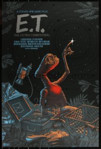 3k0441 E.T. THE EXTRA TERRESTRIAL #16/325 24x36 art print 2017 Mondo, Jonathan Burton, regular ed.!