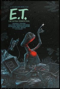 3k0442 E.T. THE EXTRA TERRESTRIAL #16/175 24x36 art print 2017 Mondo, Jonathan Burton, variant ed.!