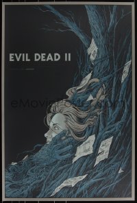 3k0469 EVIL DEAD 2 #16/100 24x36 art print 2014 Mondo, Randy Ortiz horror art, variant edition!