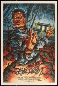 3k0472 EVIL DEAD 2 #16/325 24x36 art print 2013 Mondo, deadite by Jason Edmiston, first edition!