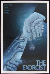 3k0480 EXORCIST #16/225 24x36 art print 2019 Mondo, demon hands by Timothy Pittides, reg edition!