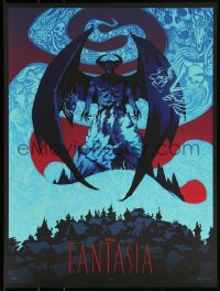 3k1869 FANTASIA #16/330 18x24 art print 2017 Mondo, Chernabog by Becky Cloonan, regular edition!