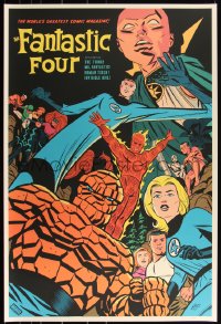 3k0489 FANTASTIC FOUR #16/250 24x36 art print 2021 Mondo, art by Michael Cho!