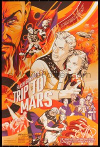 3k0510 FLASH GORDON'S TRIP TO MARS signed #16/375 24x36 art print 2014 1938 Serial Edition!