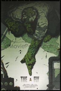 3k0513 FLY #16/265 24x36 art print 2014 Mondo, green monster art by Johnny Dombrowski, Alamo!